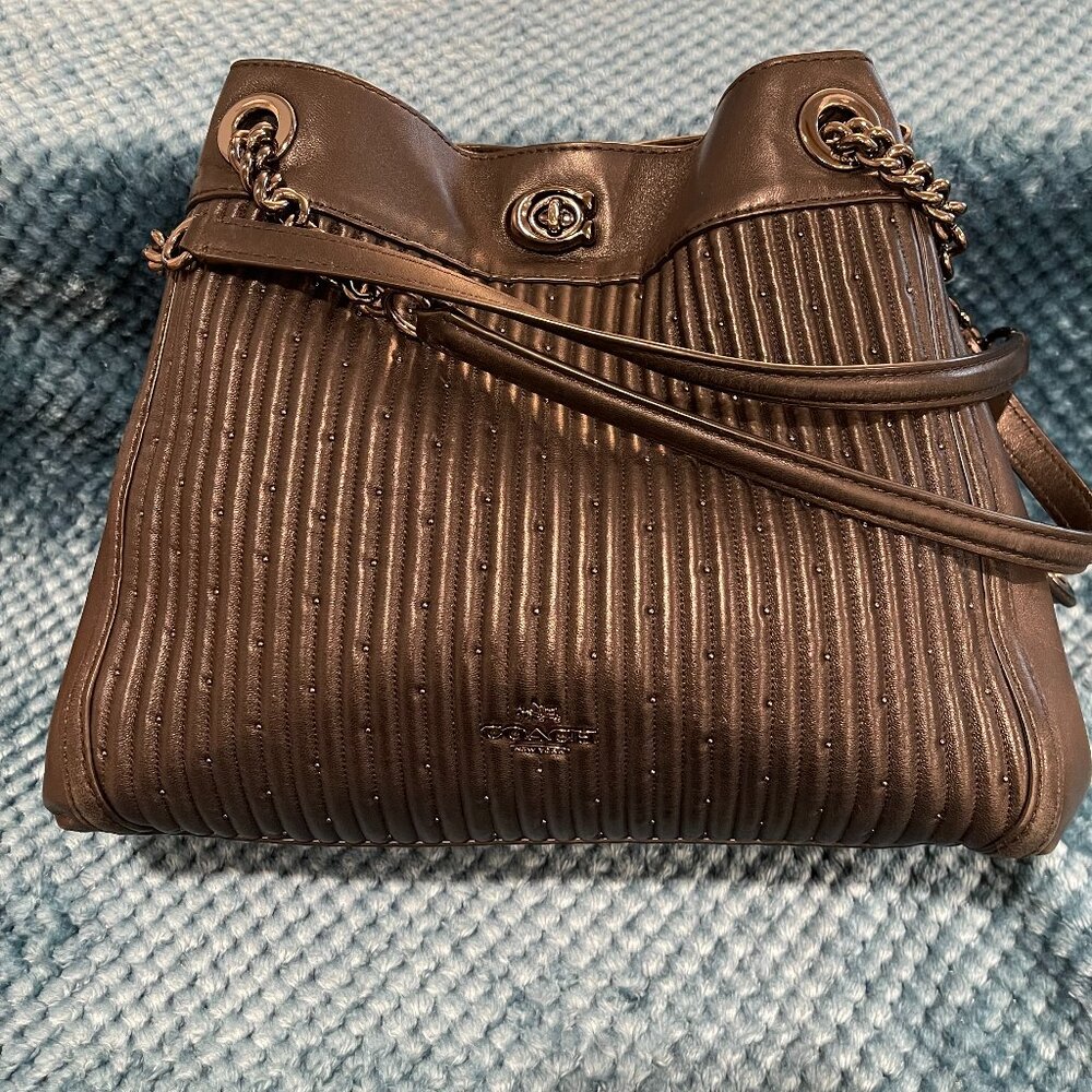 Coach 3 compartment shoulder bag